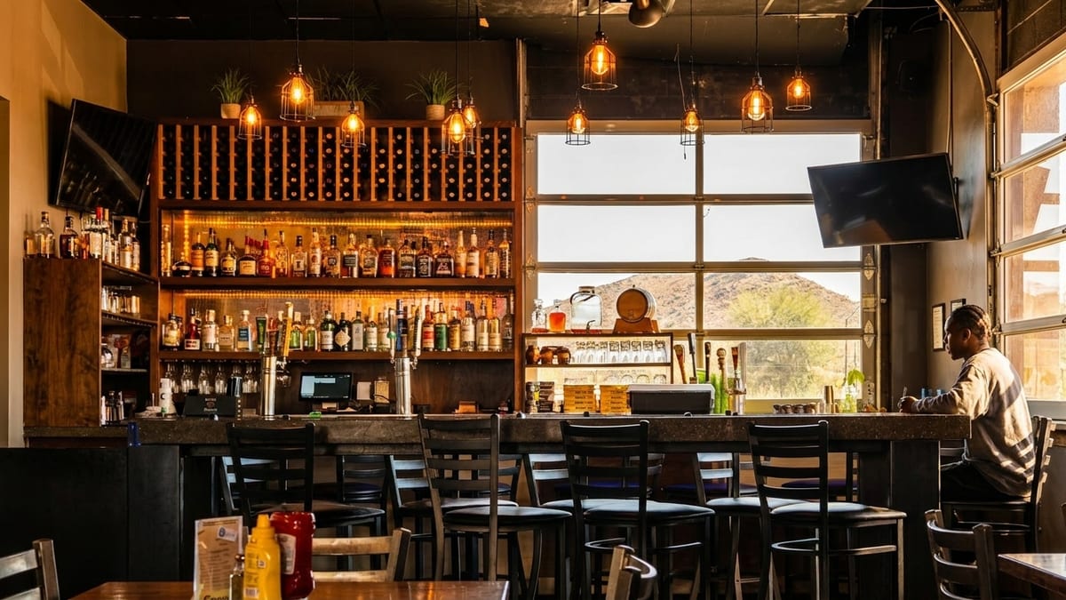 Visiting, dining, and the full bar