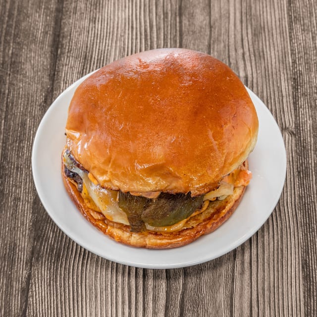 Green Chile Burger.